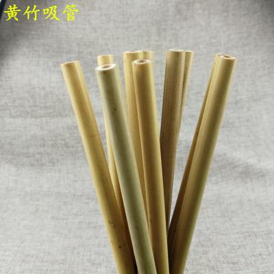 Conjunto de Canudos de Bambu Natural 6 Peças Canudos Reutilizáveis para Beber com Escova de Limpeza Grátis 8 ou 9 polegadas Opção Utensílios para Bebidas para Casa Bar Frete Grátis