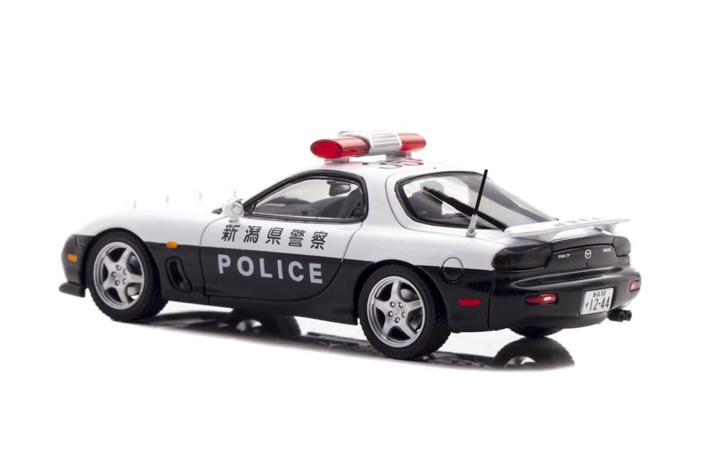 Scale Mazda Type RS 2019 Niigata Prefectural Police Traffic Department Traffic Mobile Unit Vehicle Finished Model H7431912 RAI'S 1/43 RX-7 (FD3S)