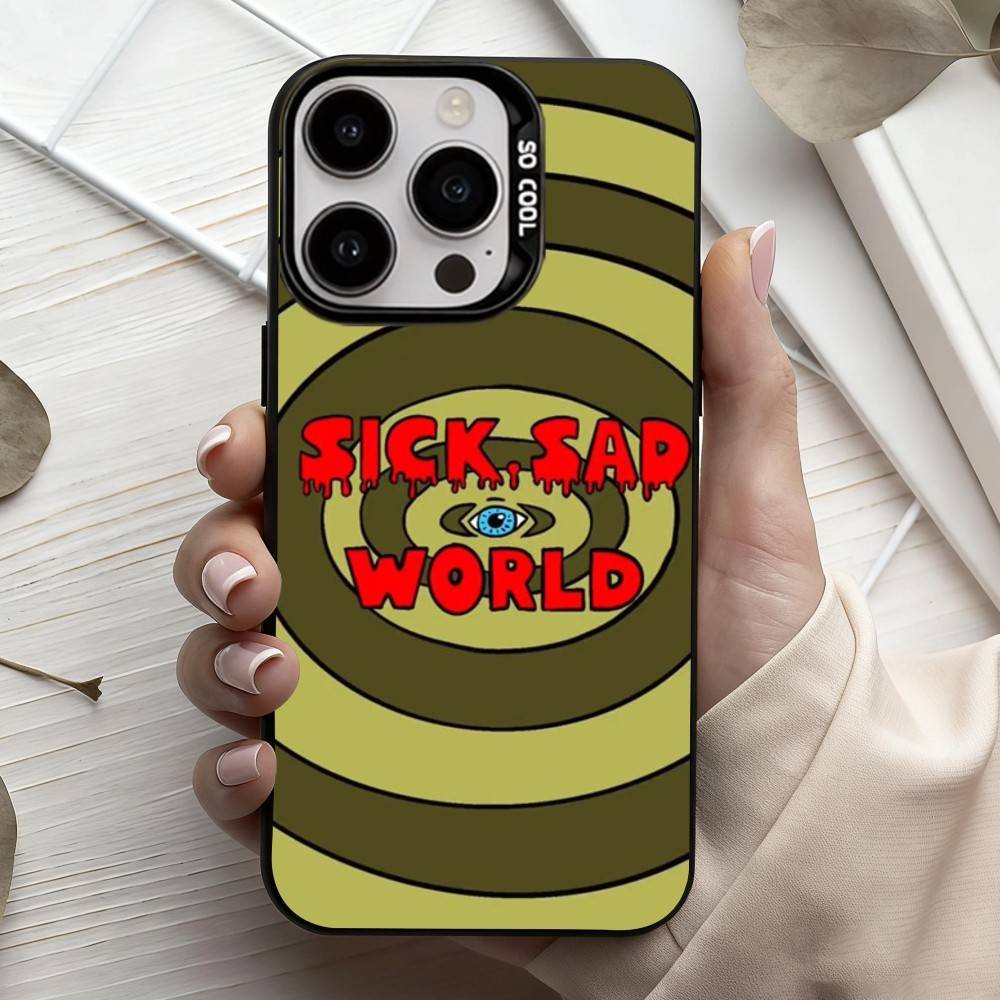 Daria Cool Girl Fashion Phone Case For iPhone17,16,15,14,13,12,11 Plus,Pro Max Black Candy Silver Phone Case