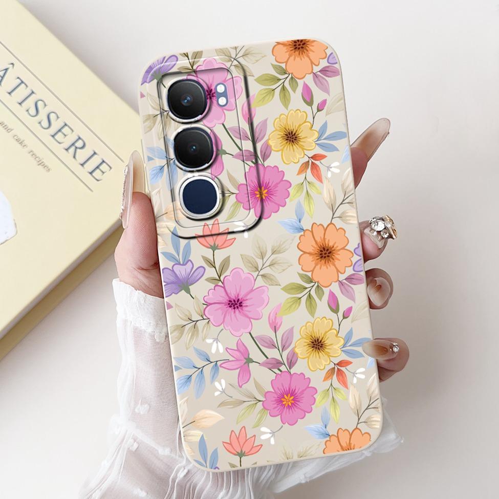 For Vivo Y19 1915 Case Y19S V2419 Luxury Fashion Cute Cartoon Girl Shockproof Silicone Back Cover For Vivo Y19s Phone Case Funda