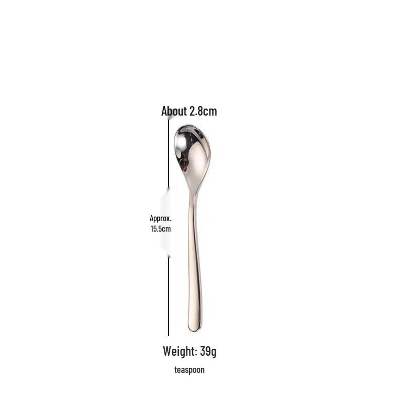 ZISIZ Moonlight 304 Stainless Steel Dinner Spoon Set