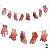 Halloween Decoration Horror House Bloody Weapons Garland Banner Halloween Bar Club Zombie Vampire Party Decorations Supplies