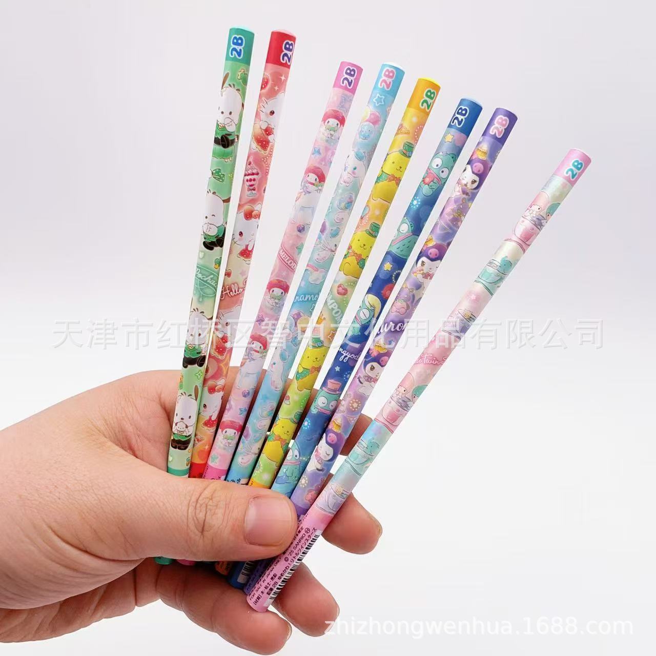 Sanrio Hello Kitty, Kuromi & My Melody 2B Limited Edition Wooden Pencils Pochacco Suit S5021944
