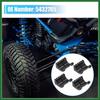 Motoforti 4pcs Rear Stabilizer Sway Bar Bushing 5432785 for Polaris for Ranger 800 4X4 EFI 2010-2011 for Polaris for Ranger 800 6X6 EFI 2010-2012