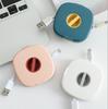 Rotating Cable Organizer & Phone Stand with Earphone and Charger Storage