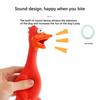 Squeaky Dog Rubber Toys Dog Latex Chew Toy Chicken Animal Bite Resistant Puppy Sound Toy Dog Supplies For Small Medium Large Dog