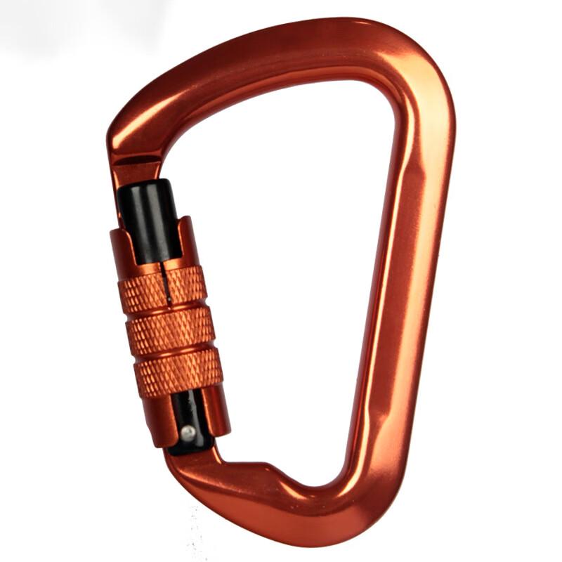 Outdoor D-Type Auto-Lock Climbing Carabiner