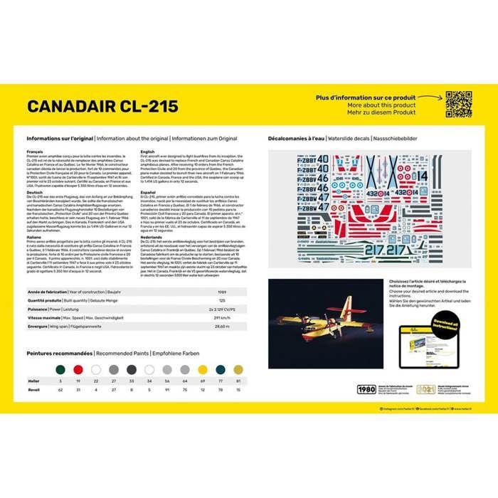 Maquette Avion : Kit : Canadair CL-215