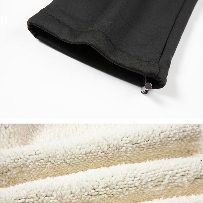 MaoRen Men's Winter Graphene Insulated Fleece-Lined Casual Pants