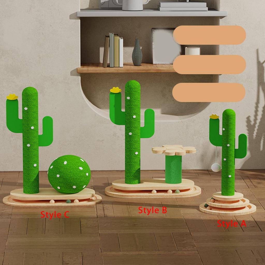 Katzenkletterturm mit Kratzbaum und Spielzeug für Hauskatzen