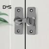 Barn Door Lock Simple Installation Anti-Theft Heavy Duty Bar Gate Latches Safety Slide Door Lock for Bathroom Garden