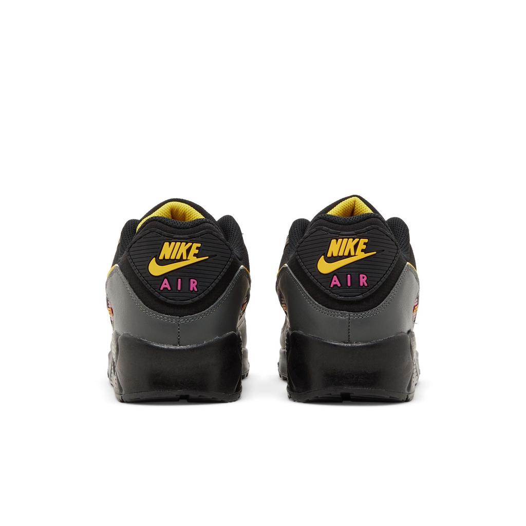Nike Air Max 90 GORE-TEX 'Tour Yellow Cargo Khaki' (Unisex) Schwarze / Cargo-Khaki / Eisengraue / Tourengelbe Laufschuhe DJ9779 001