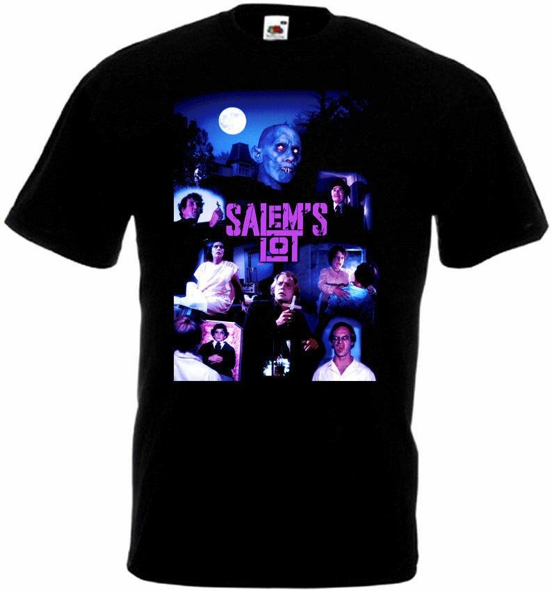 

Черные футболки унисекс с постерами фильма Salem S Lot V7