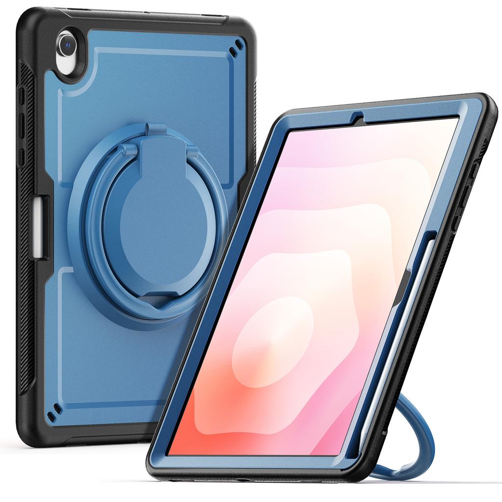 For Samsung Galaxy Tab S10 Lite Case Rotating Kickstand PC + TPU Shockproof Tablet Cover
