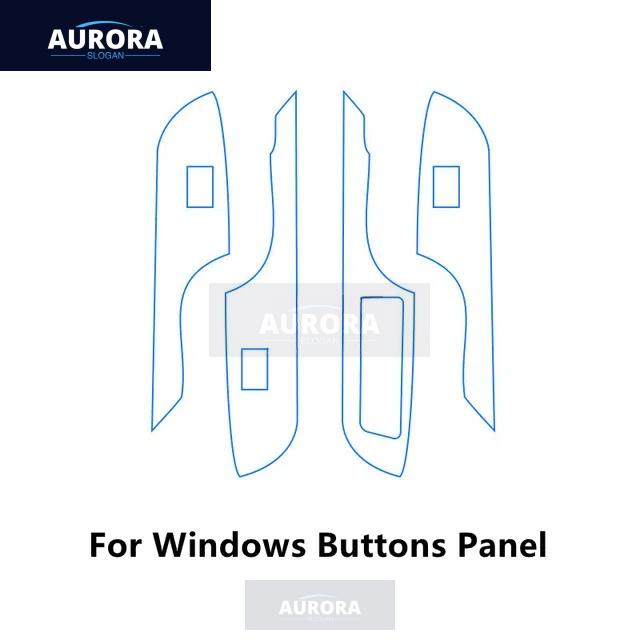 For TOYOTA VENZA/HARRIER 21-23 Car Interior Center Console Transparent TPU Protective Film Anti-scratch Repair Film Accessories