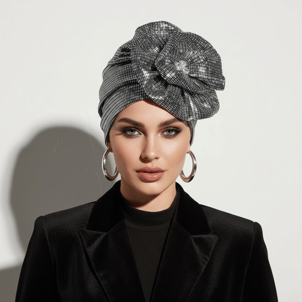 Simple Style Hijabs Wuman Hat Charm Trendy Headgear Fashion Women's Cap  Women