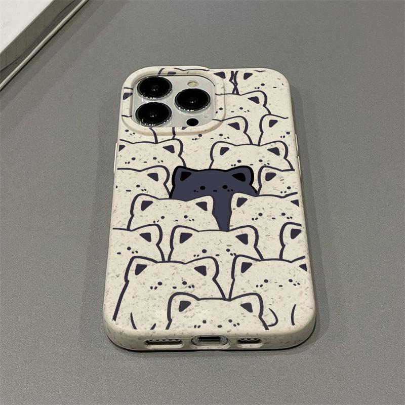Mobile Phone Cases for iPhone 11 13 XR 15 Pro Max 12 14 Pro Max Case iPhone 16 7 Plus 8 Plus XS Max Degradable and Environmentally Friendly