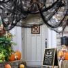 Torn Black Gauze Fabric For Halloween Haunting House Scary Party Decoration Horror Theme DIY Adjustable Efficient Cloth
