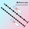 Ultra-Long Silicone Beaded Anal Plug: Smooth, Soft Anal Massage Toy for Men and Women.