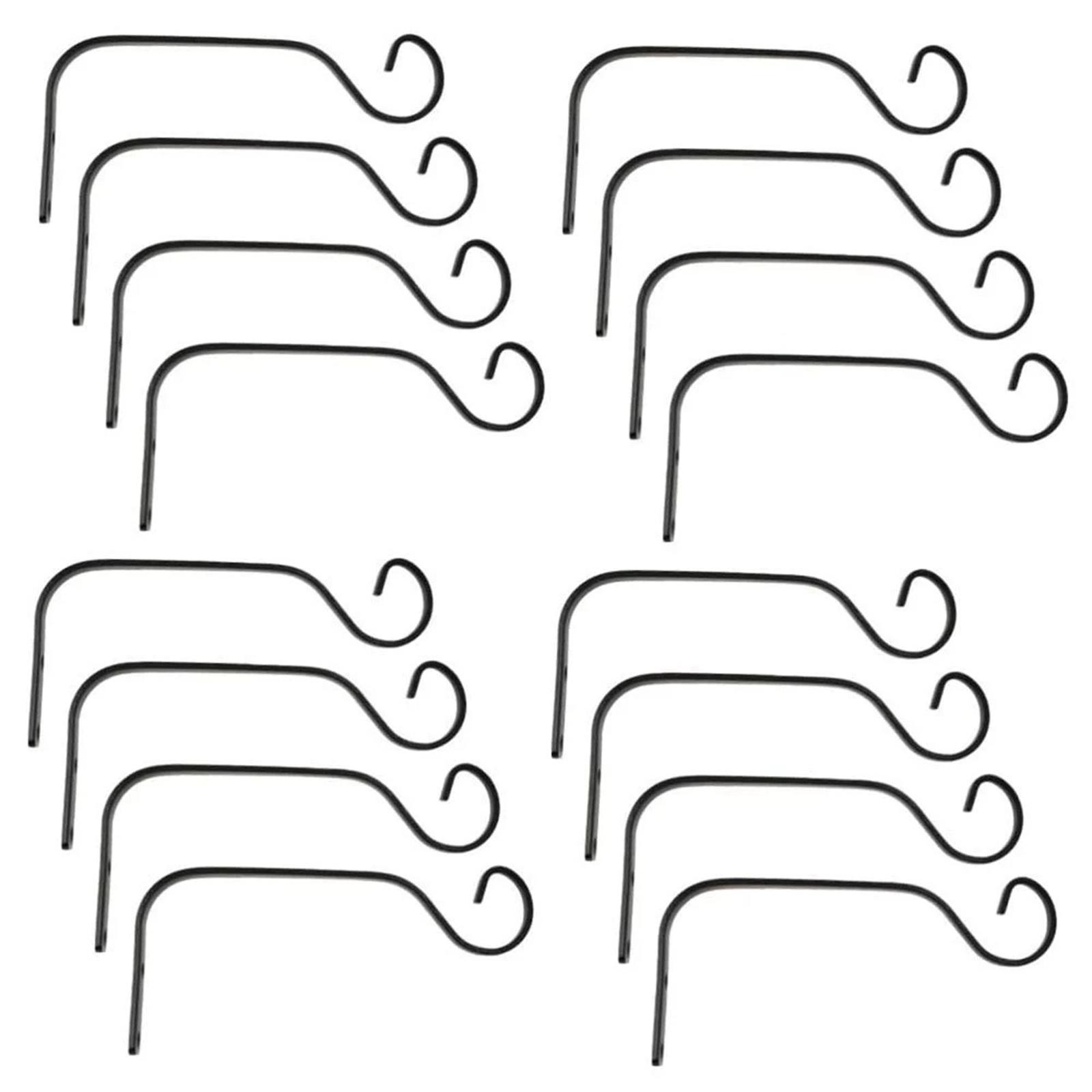 

Outdoor Wall Hanging , Heavy-Duty Metal Hooks for Flower Pots, Iron Bird Feeder Hangers, Garden Courtyard Plant Holders One Size белый