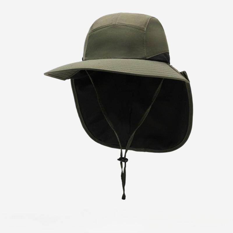 Unisex Windproof Quick-Dry Fisherman Hat with Neck Flap & UV Protection for Outdoor Fishing Hiking