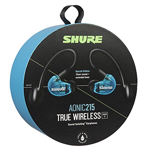 Shure AONIC 215 TW2 Wireless Earphones Blue – Earphones
