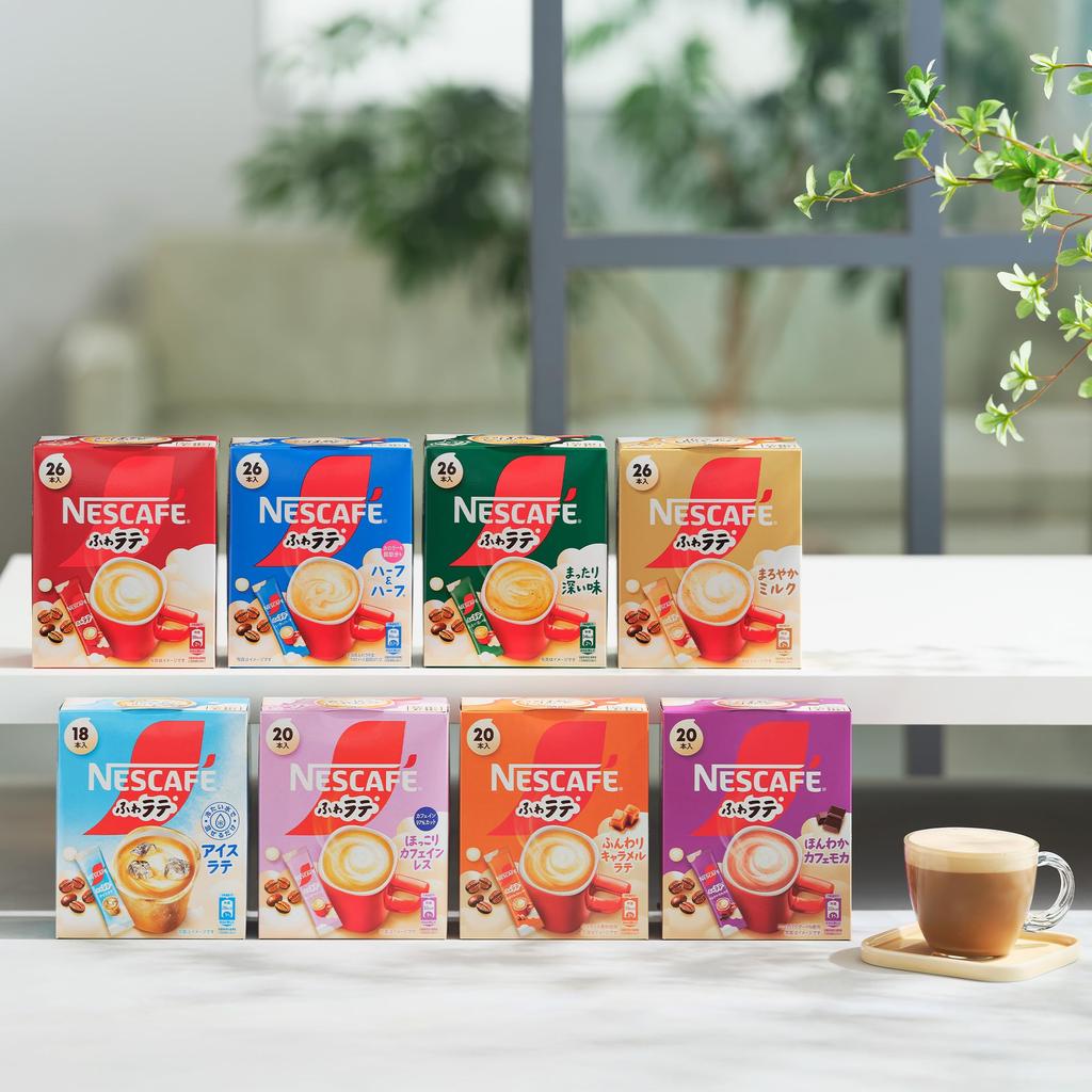 Nescafe Fuwa Latte Honwaka Cafe Mocha 20P x 6