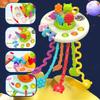 Baby Montessori Sensory Development Educational Toys Pull String Finger Grasp Training Early Learning Toy Teething Bpa Free 1-3Y