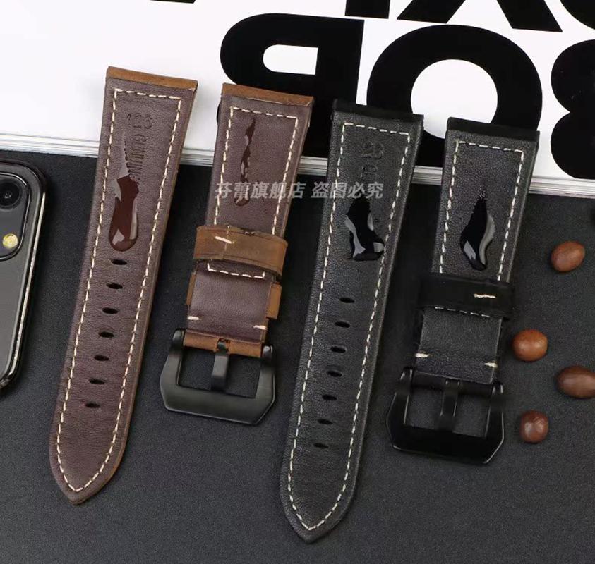 For Casio Swordfish EFV-540 303 EFB-670 MDV-106 MDV-107 Vintage Cowhid WatchBand MTP1303/1374/1375/VD01 Men's Leather Strap 22MM