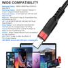 Nylon Braided Male to Male 3A Fast Charging Data Cable Type C Type C PD Charging USB Cable for Camera Computer 12-Month Warranty
