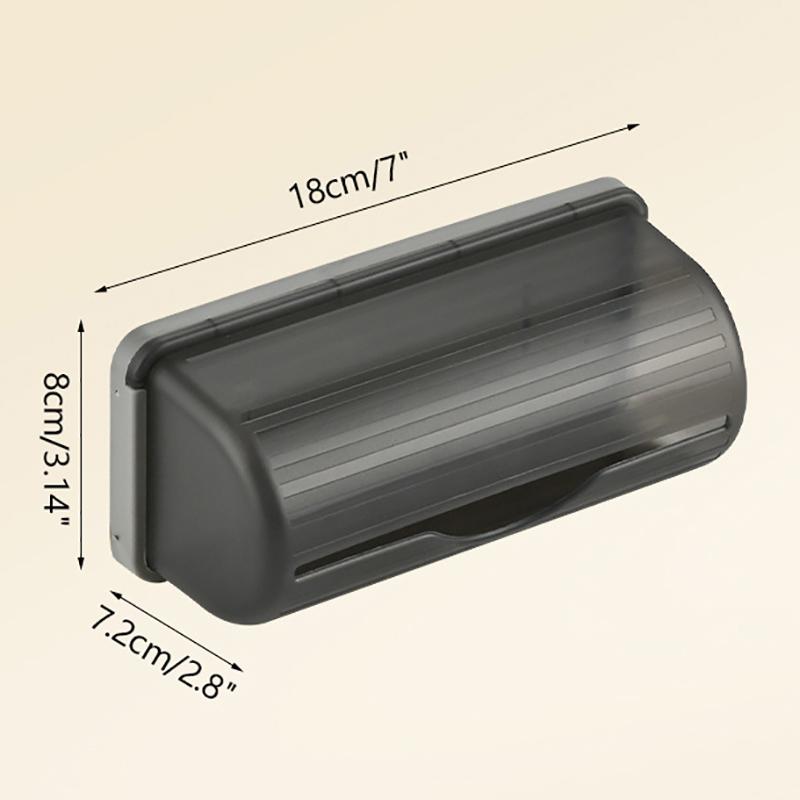 Trash Bags Storage Box Bathroom Kitchen Wall Mounted Garbage Bags Holder Rack Transparent Acrylic Garbage Bag Storage Boxes