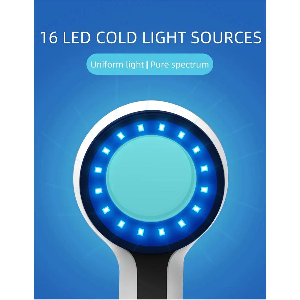 Wood's Lamp Ultraviolet UV Skin Analysis Tool Personal Beauty Care Skin Care Magnifying Analyzer for Daily Beauty Use
