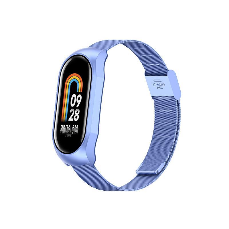 Universal Milanese Magnetic Metal Wristband for Xiaomi Mi Band 89 New  Stainless Steel 9th Gen Strap