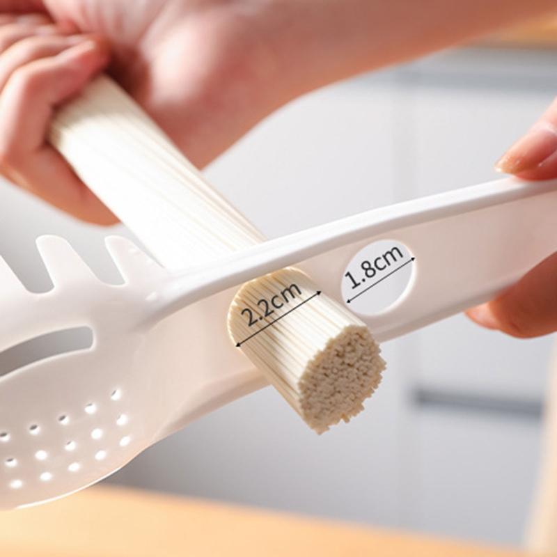 Noodle Spaghetti-Ladle Slot Spoon Food Grade Plastic Colander Kitchen Gadget Gift for Cooking Lover Easy Use Clean Tool