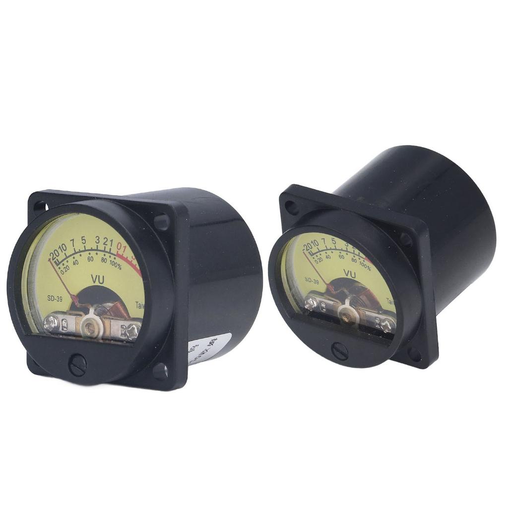 VU Meter Vibration Static Proof Amplifier Volume Level Meter with Backlight for Recording Studio