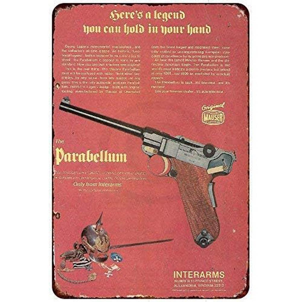 HD New Pistol Metal Tin Signs Ruger Smith Wesson Vintage Poster For Cafe Garage Bar Club Man Cave Art Wall Decorative Paintings