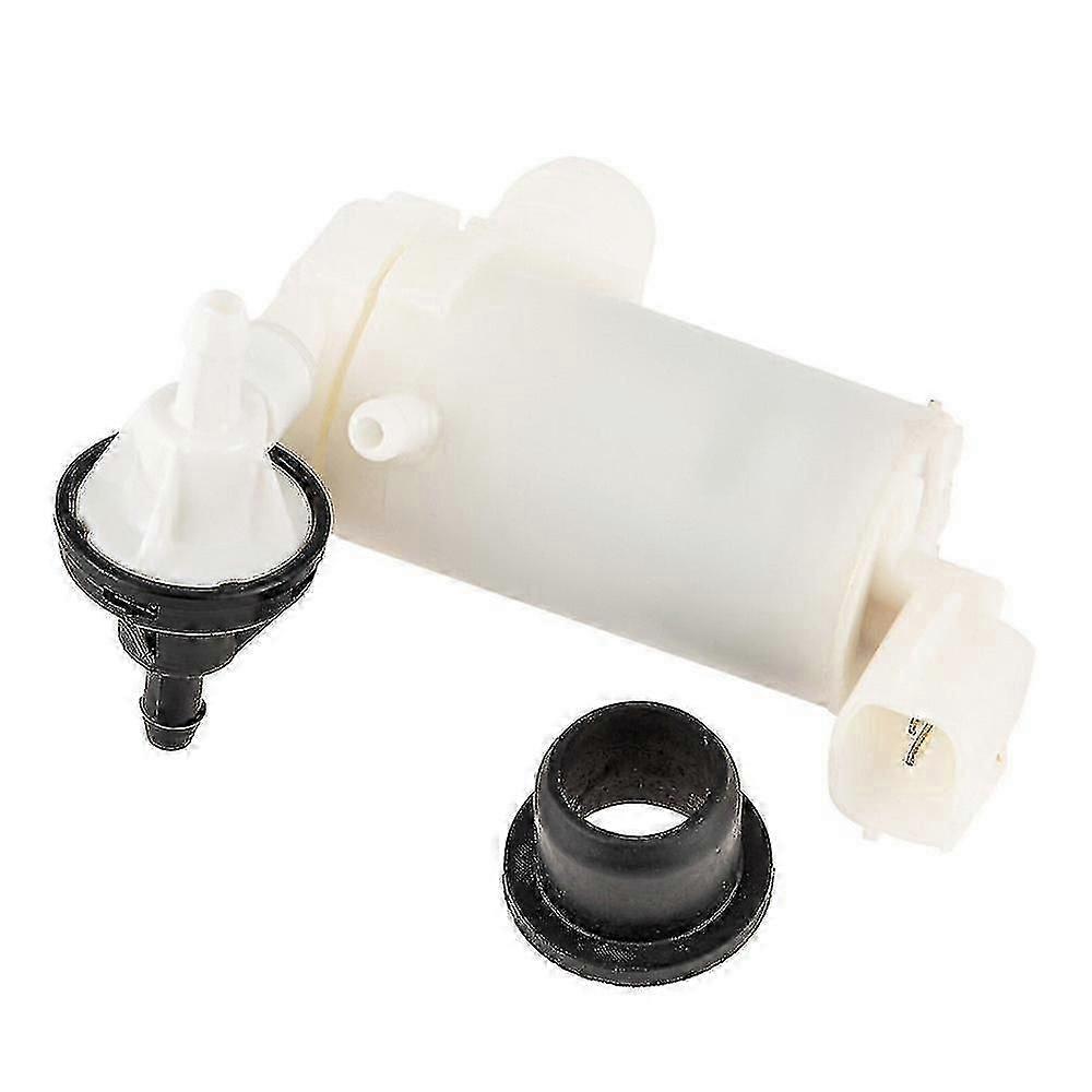 Front Rear Windscreen Washer Pump For Mazda 2 Hatchback 2007-2015 Twin Outlets
