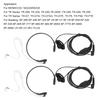 2pcs Two Way Radio Headphone Throat Microphone Headset Fit for BaoFeng UV-5R UV-6R UV B5 BF-888S