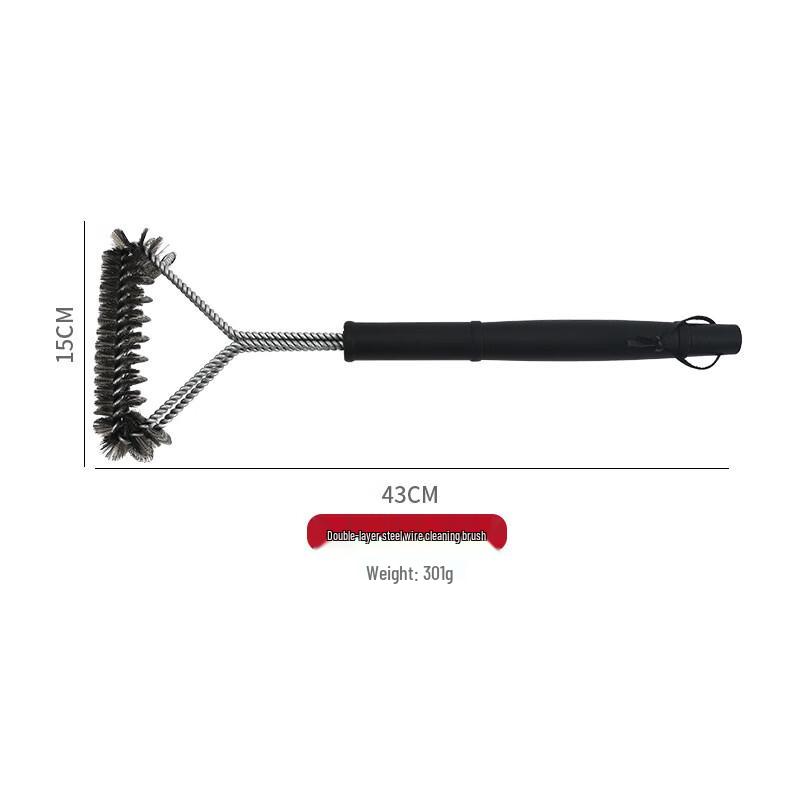 ZISIZ Steel Wire Spring BBQ Grill Cleaning Brush Set