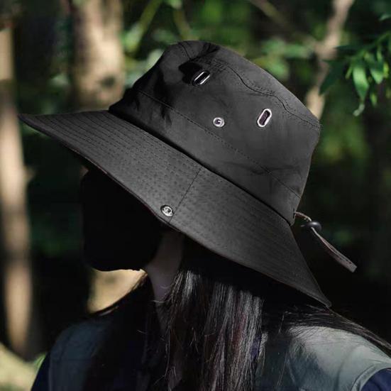 Sun Bucket Hat for Men Women Wide Brim Sun Protection Fishing Beach Hap for Outdoor Hiking Traveling Camping
