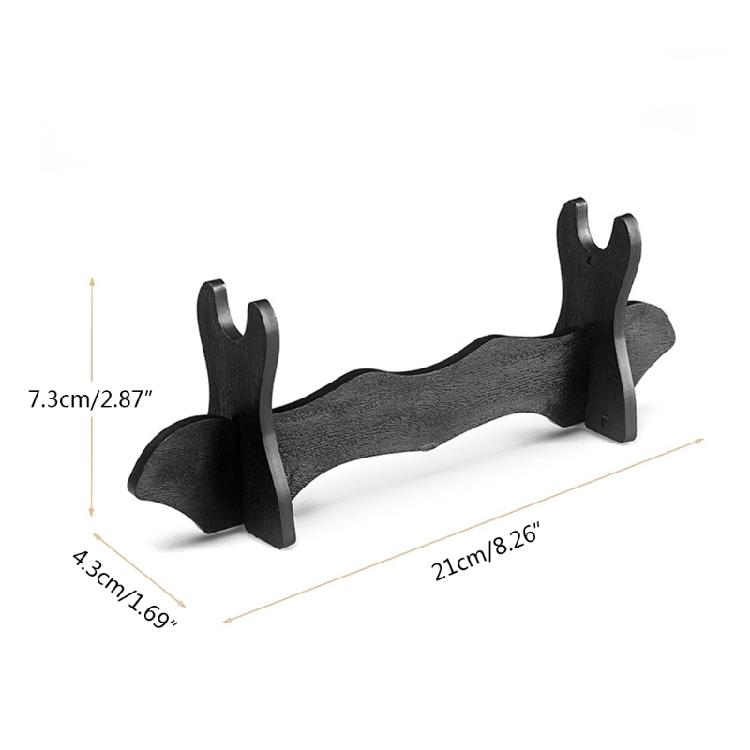 Schwertständer Schwarz Katana Ständer Exquisites Wakizashi Aufbewahrungsregal Geschenk für Männer Jungen