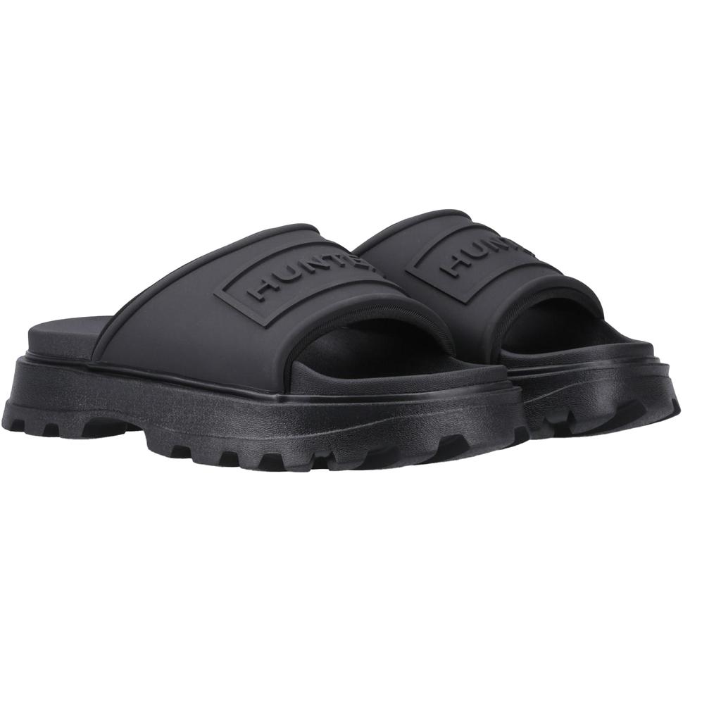 Hunter Unisex Adult Stacked Molded Footbed Sliders