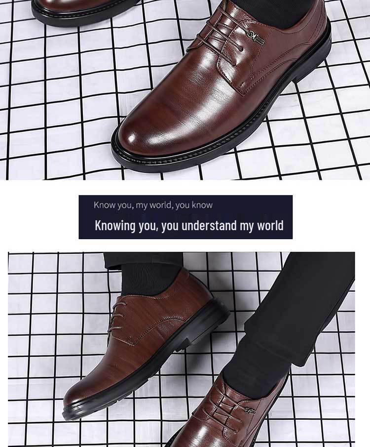 Men's Soft Leather Formal Shoes - Casual, Business, Wedding & Groomsman Styles