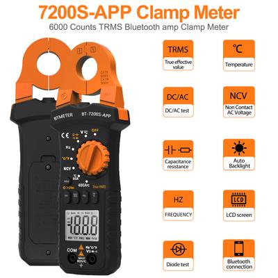 Best Bluetooth Clamp Meter For Beginners, AC/DC Voltage & Current, Non-Contact Voltage Detection,  Auto-Ranging Multimeter Tools