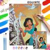 Jasmine Princess Oil Painting Art Set Handmade Diy Gift Home Decoration