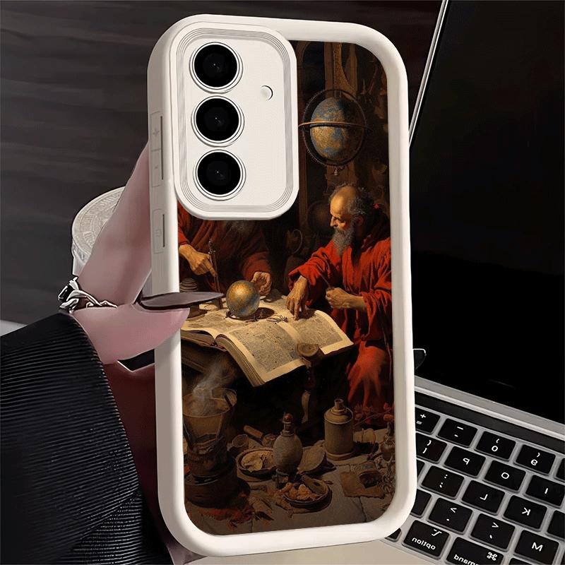 Phone Case for Samsung Galaxy S26 S25 Ultra S24 FE Renaissance Aesthetics Art Painting Shell S23 Plus S22 + S21 S20 5G Soft Sili