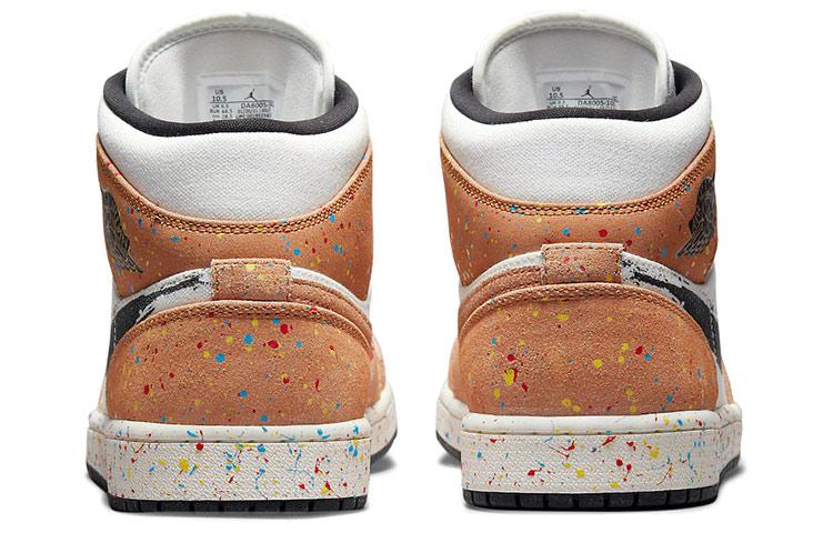 Air Jordan 1 Mid Se 'Brushstroke Paint Splatter' DA8005-100