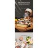 Desktop Range Hood Extractor Exhaust Portable USB Charging Mini Range Hood Adjustable Angle for BBQ Hot Pot Kitchen Appliance