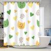 Decorate Your Bathroom With This Adorable Cat Heart Shower Curtain Set!