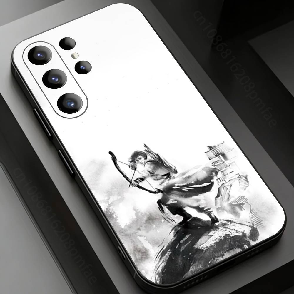 Chinese Martial Arts Heroes Phone Case for Samsung Galaxy S20,23 Ultra S24,22 Plus S25,26,21FE TPU Cover
